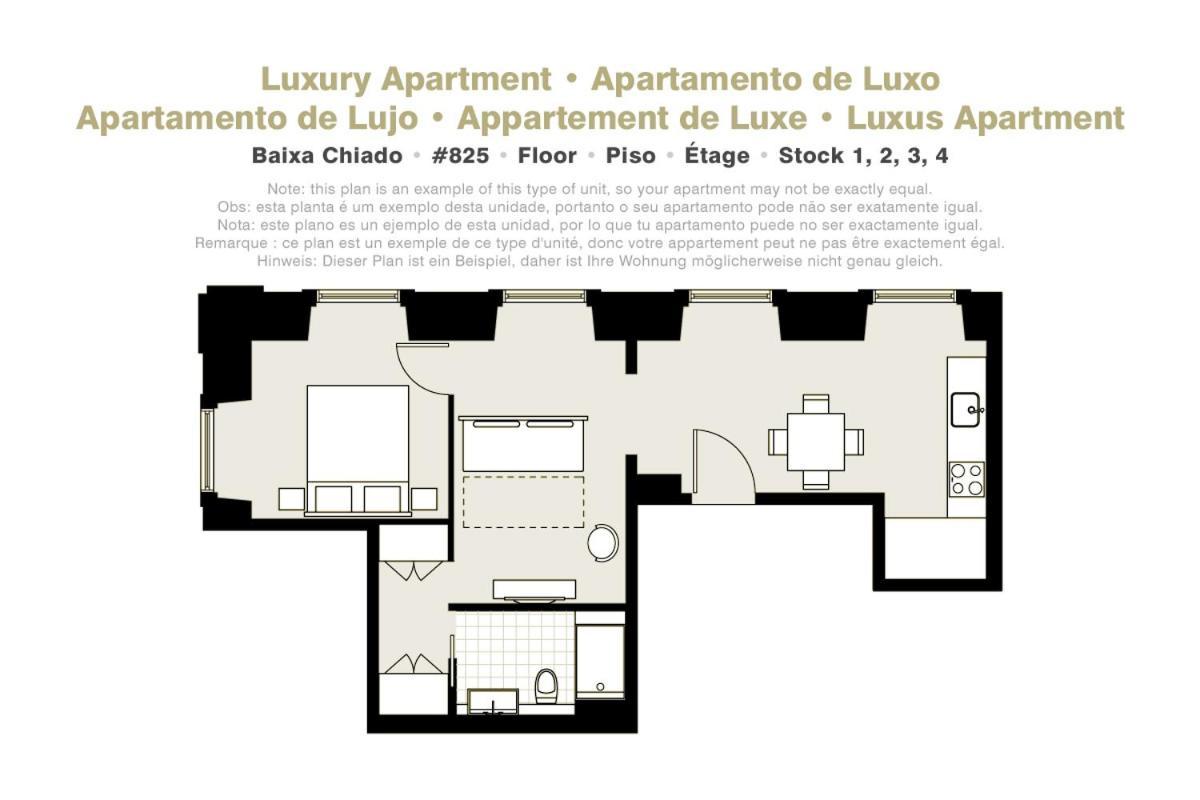 Lisbon Serviced Apartments - Baixa Экстерьер фото